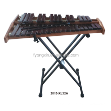 Latest chinese products 32-Note metal bars Redwood Percussion Musical Instrument aluminium xylophone